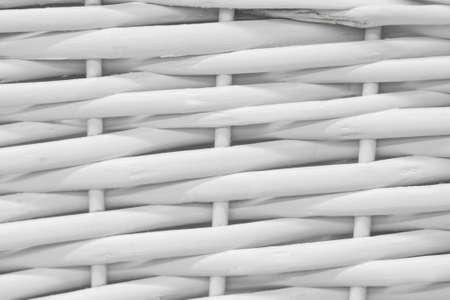 texture of braided white plasticの写真素材