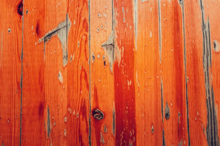 old wooden boards red background texture retro vintageの写真素材