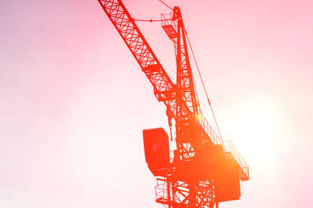 construction crane close- up, construction, construction. space for text, copy space