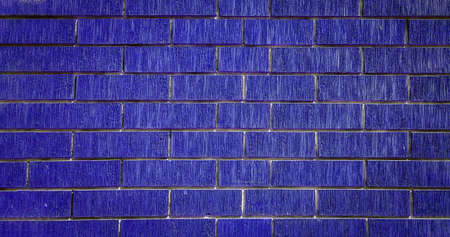 texture brick wall background blue color abstraction. Retro vintage style. color interior design....