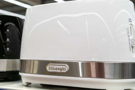 Tyumen, Russia-November 07, 2020: DeLonghi sale in the, the biggest shopping complex in Russiaのeditorial素材