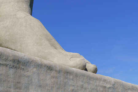 Volgograd, Russia-September 16, 2021: Memorial complex on the Mamayev Hill and the monument Motherland in Volgograd.のeditorial素材