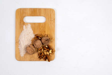 Amethys necklace with silver chain. An elegant woman.の写真素材