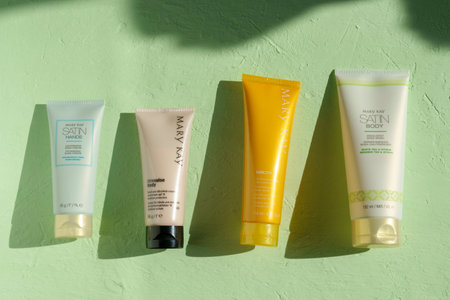 Tyumen, Russia-August 12, 2022: New casual mens shoes of Kappa Italian brand. selective focusのeditorial素材