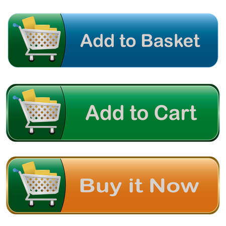 Shopping cart banner vectorのイラスト素材