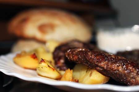 A great looking, tasting bosnian home made burger