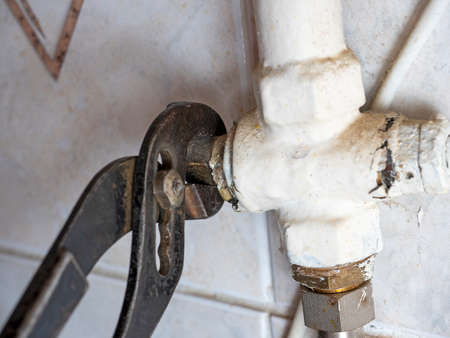 adjustment by means of pliers of the gas valve in the house. Danger of explosion of household gas in...