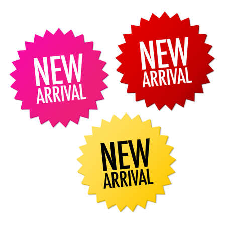 New arrival stickers New arrival stickers