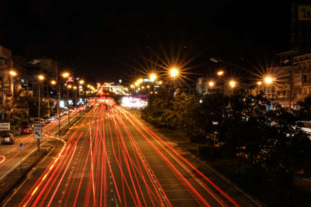 Khon Kaen night shot. 26-08-2015. slow shutter.のeditorial素材
