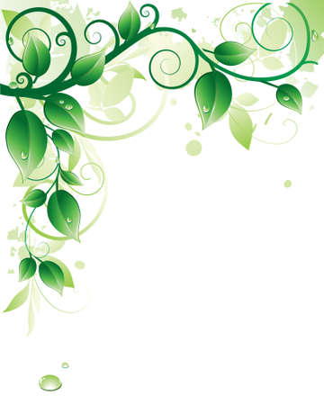 Abstract floral background. Element for design.のイラスト素材