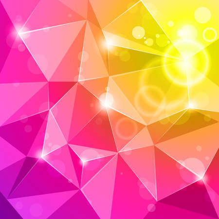 poly light., Abstract background.のイラスト素材