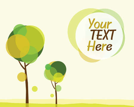 Lemon tree Abstract., your text hereのイラスト素材