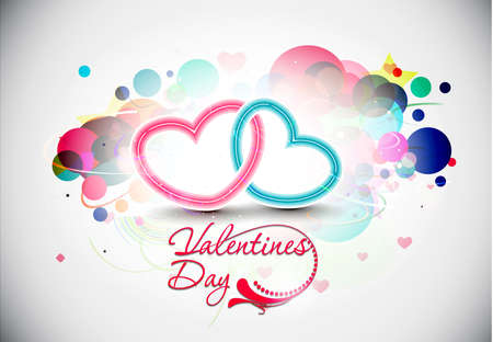 Vector Valentines day cardのイラスト素材