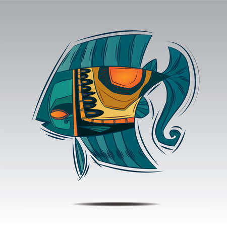 Design Fish のイラスト素材