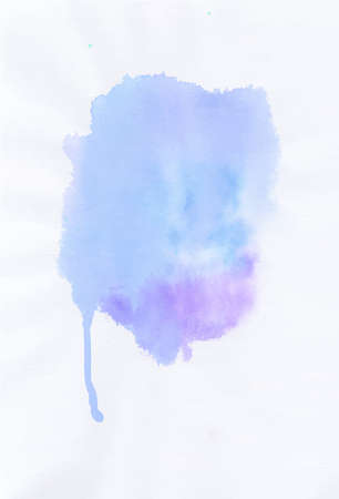 Abstract watercolor splash vector cool toneのイラスト素材