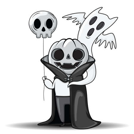 Cute Halloween Character., Halloween content.のイラスト素材