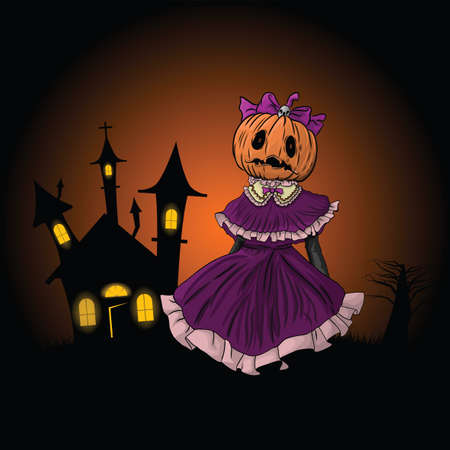 pumpkin devil., Halooween Festival.のイラスト素材