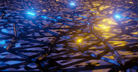 abstract Poly background., 3D rendering.
