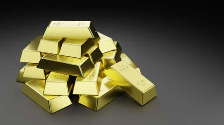 Autumn display on website background. 3d render.の写真素材