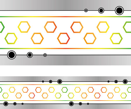 Gray Color Horizontal Seamless Backgroundのイラスト素材