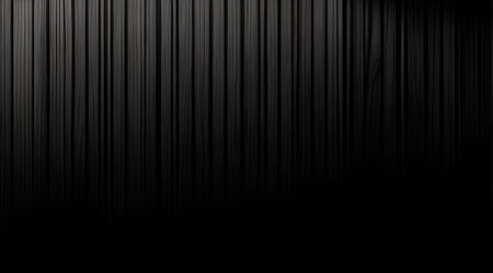 Black wooden background. Realistic 3d illustrationの素材
