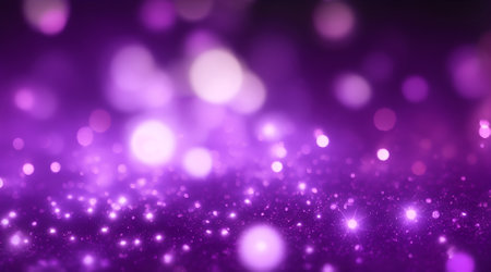 glitter vintage lights background. purple and black. de-focusedの素材