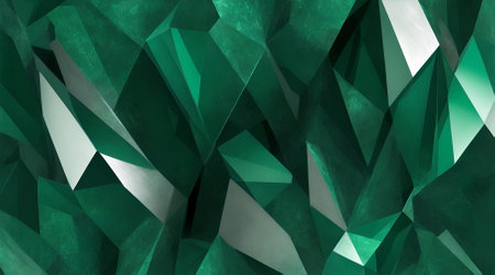 Abstract 3d of emerald green background.の素材