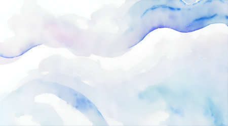 Watercolor abstract background. Digital art painting.の素材