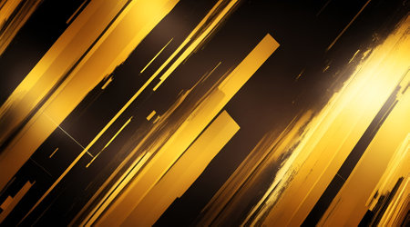 Abstract golden background with stripes.の素材