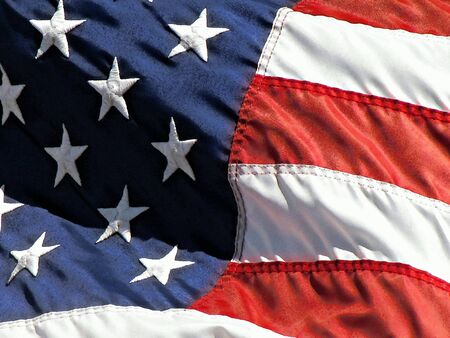 US flag in watercolor effect