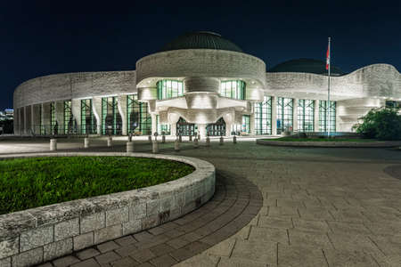 The Entrance to the Canadian Museum of Nature.のeditorial素材