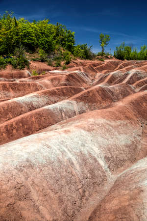 Cheltenham Badlands of Ontario.の写真素材