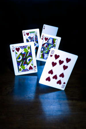 A Royal Flush, trick shot.のeditorial素材