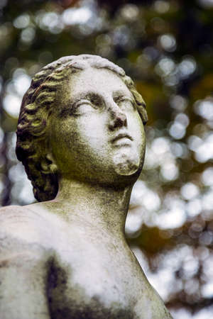 One of the many statues located in Guildwook Park in Scarborough.の写真素材