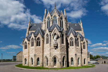 Exterior of the Basilica of Our Lady Immaculate in Guelph, Ontario, Canada.の写真素材