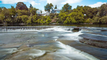 Cascade on the Grand Falls of Mississippi in Ontario.の写真素材