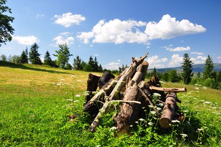 Mountains- Beskidyの写真素材