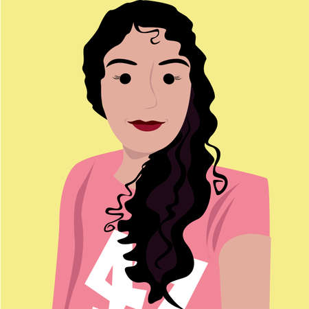 illustration of young peopleのイラスト素材