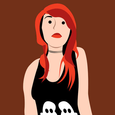 illustration of young peopleのイラスト素材