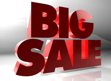 Big Sale textの写真素材
