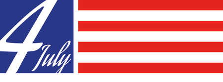 4 of July textの写真素材