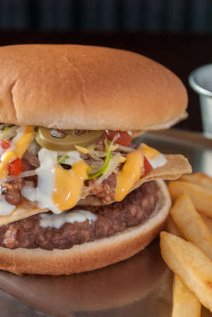 Cheese burgerの写真素材