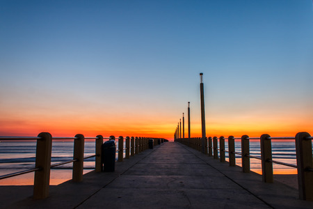 Pier Sunriseの写真素材