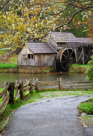 Spring at Mabrys Mill on the Blue Ridge Parkway.