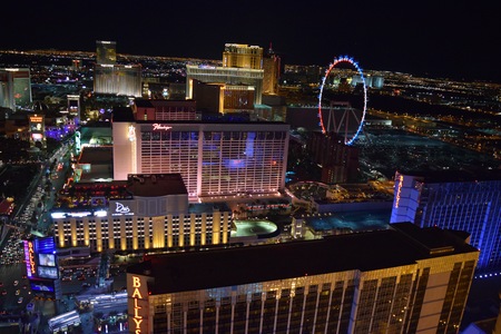 Vegas at nightのeditorial素材