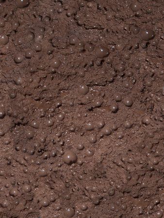 Abstract chocolate bubbles background textureの写真素材