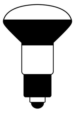 Illustration of a light bulbの写真素材