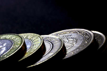 Turkish Lira Coinsの写真素材
