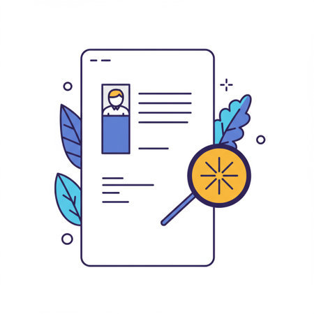 Searching for a job. Job search concept. Vector line iconの素材