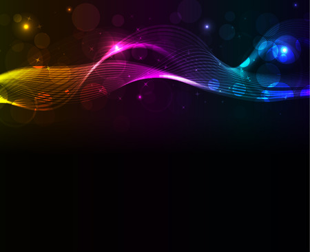 abstract wave, eps10 format のイラスト素材